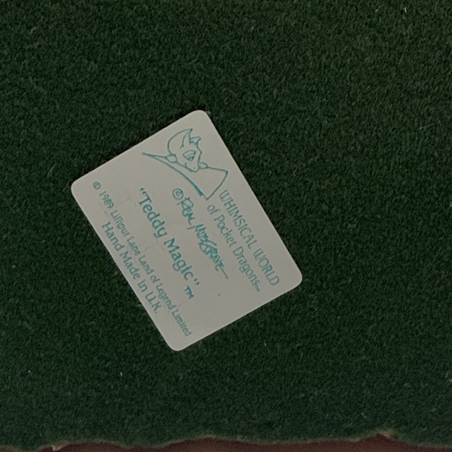 Vintage Whimsical World Pocket Dragons Real Musgrave Teddy Magic Figurine