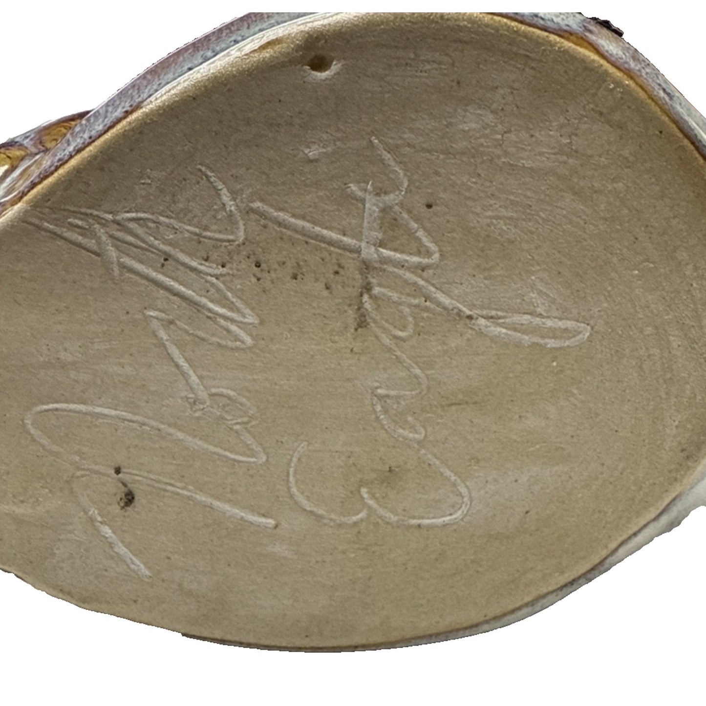 North Eagle Pottery Wall Glazed Folk Art Cat Vase Candle Holder Wax Warmer