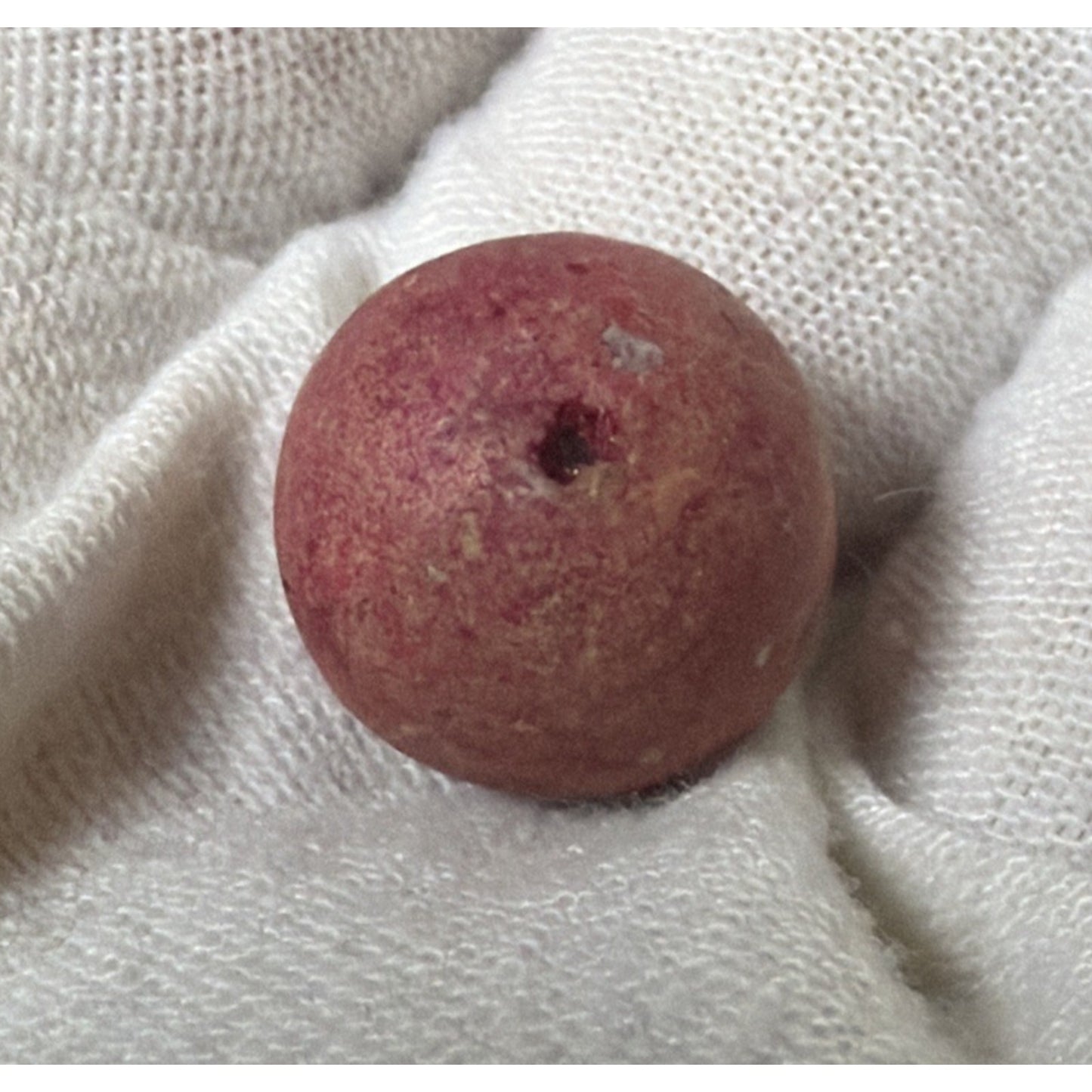 Antique Lot of 4 Clay Marbles As Is Yellow Brown Red