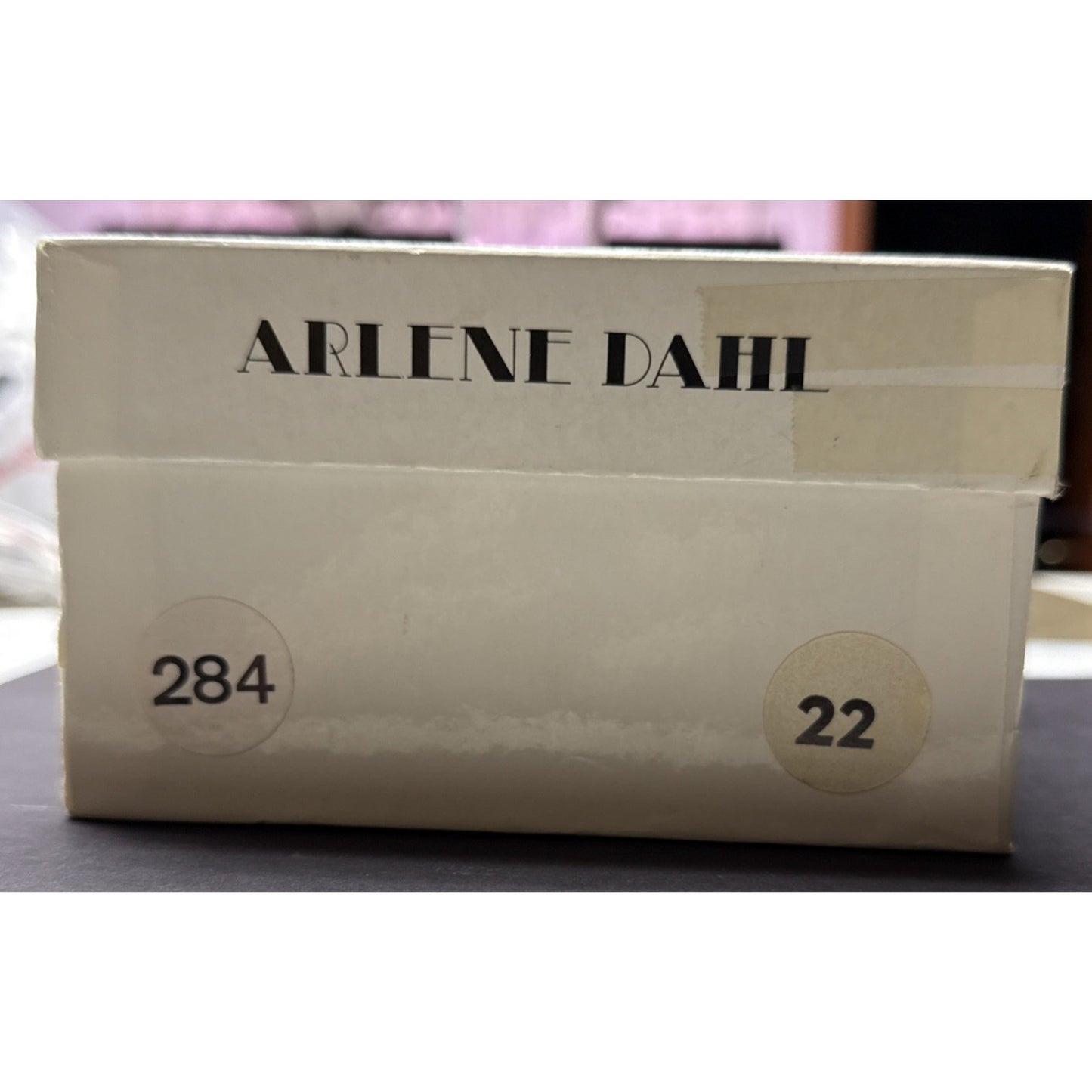 Vintage Arlene Dahl Short Ash Blonde Wig Hair Piece Curls Original Box As-Is
