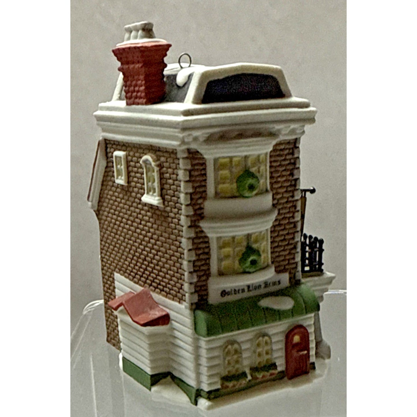 Vtg Dept 56 Dickens Heritage Village Collection Ornament Crown Cricket Inn 1992