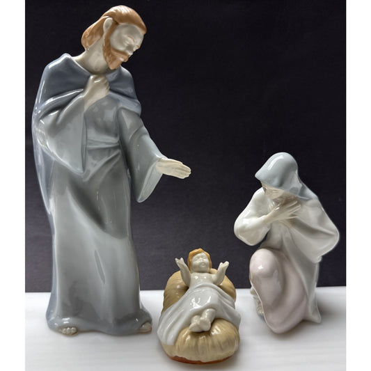 1992 Avon Blessed Family Set Bethlehem Nativity Collection Porcelain OBrien