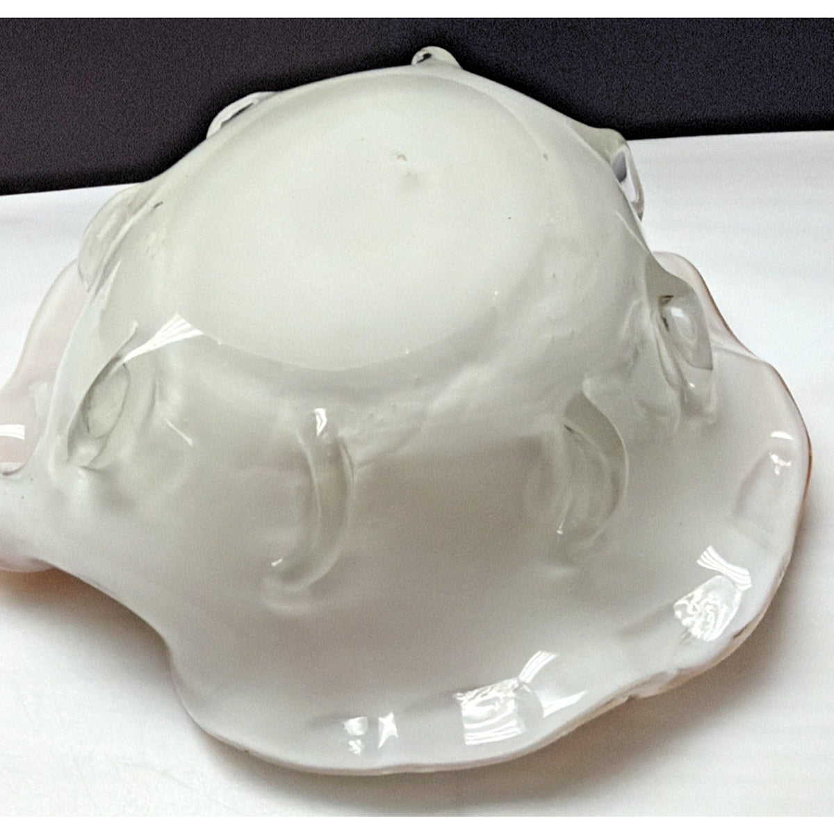 MCM Murano Art Glass Bowl Ashtray Abstract Freeform Cased Sommerso