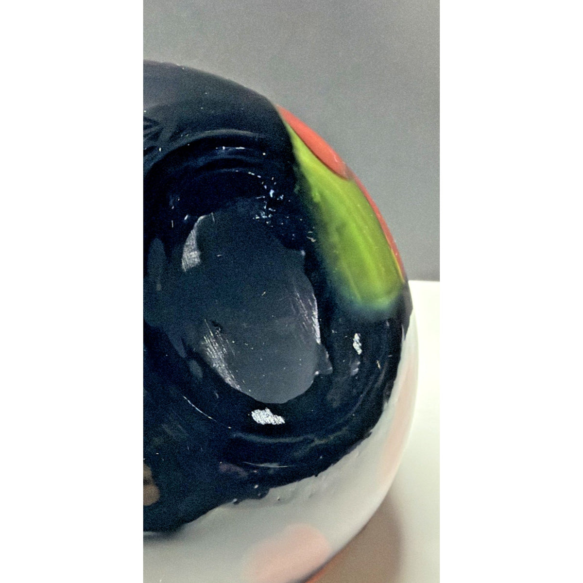 Vintage Murano Glassware Art Glass Sommerso Abstract Squat Gourd Vase