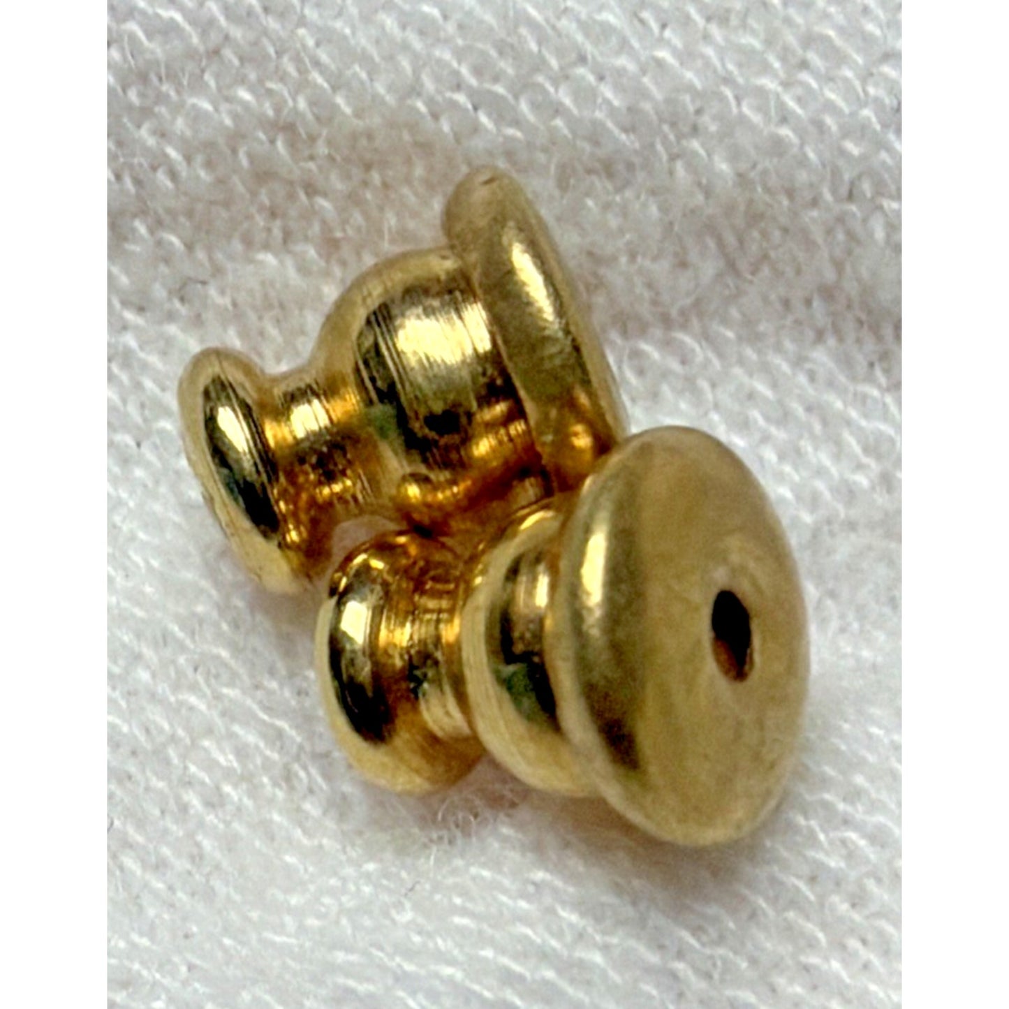 Vintage Enamel Rhinestone Candlestick Candle Earrings Pink Gold Tone