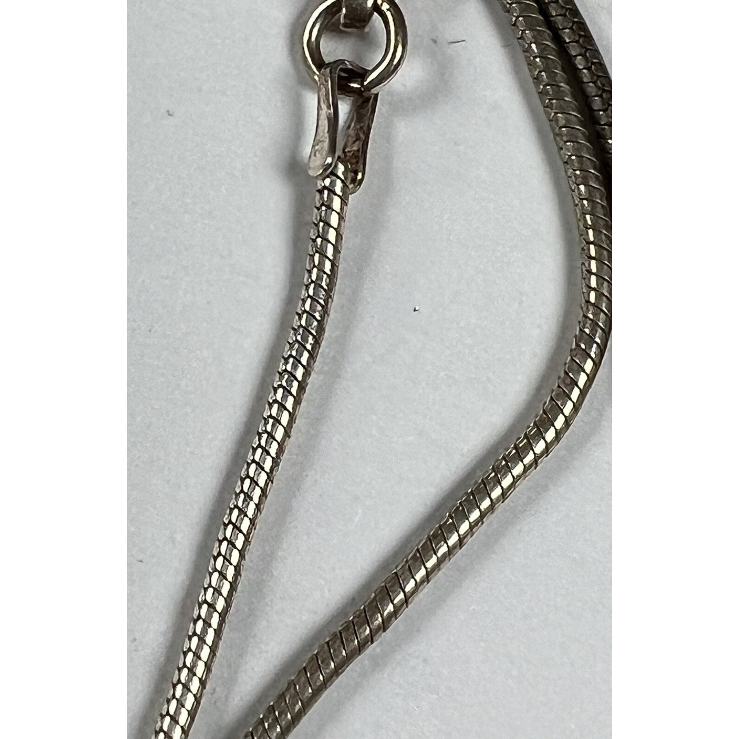 Reflective Jewelry Ravena 14k Sterling Silver Pendant Snake Eye Garnet Necklace