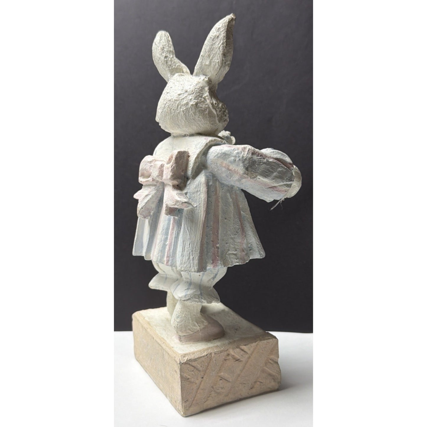 Vintage Denise Calla House of Hatten Easter Bunny Rabbit Girl Dress Egg Folk Art
