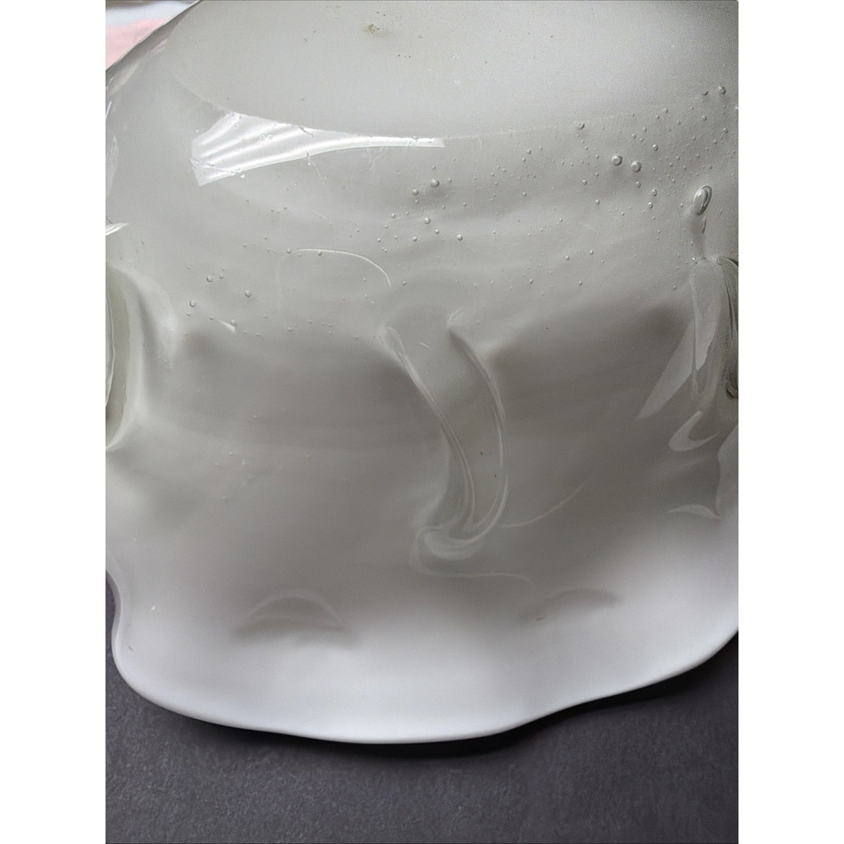 MCM Murano Art Glass Bowl Ashtray Abstract Freeform Cased Sommerso