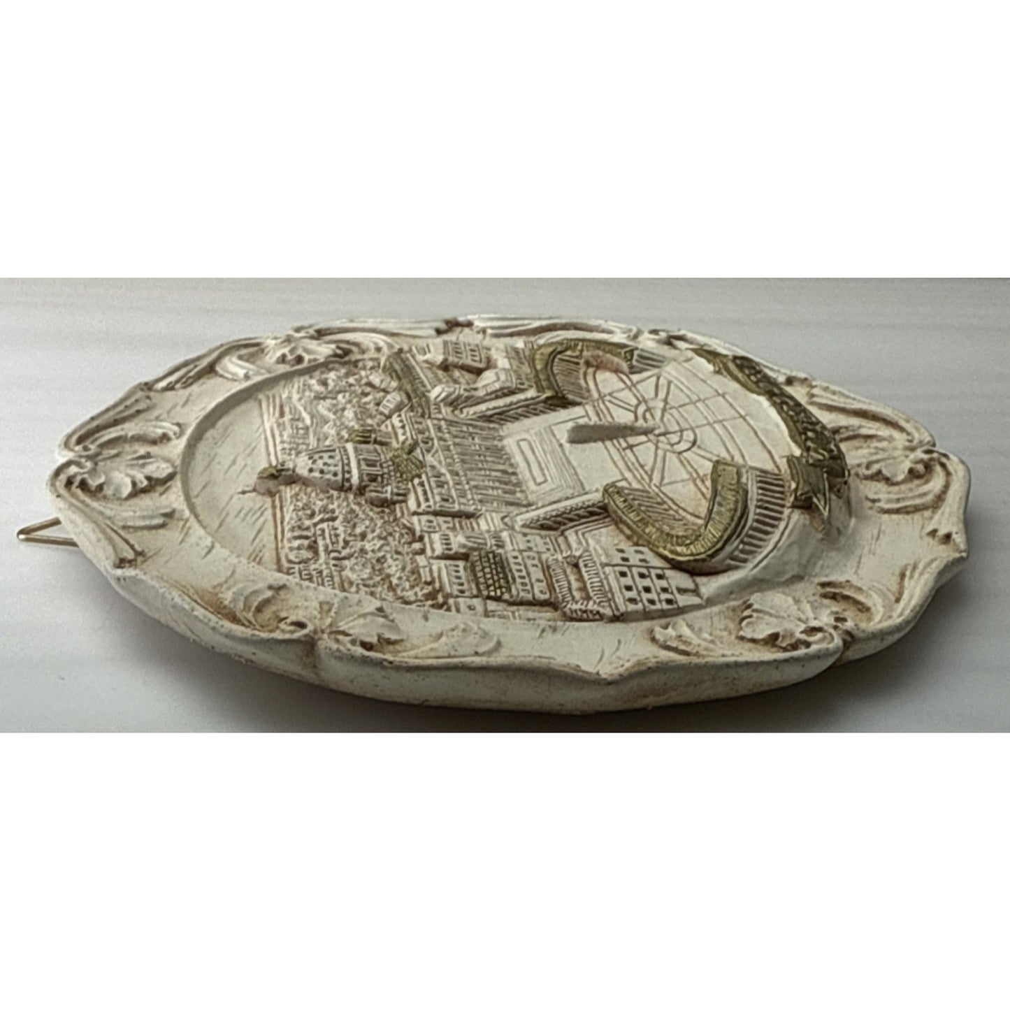 Vintage Basilica di San Pietro in Vaticano Roma Italy Wall Plaque Hanging As Is