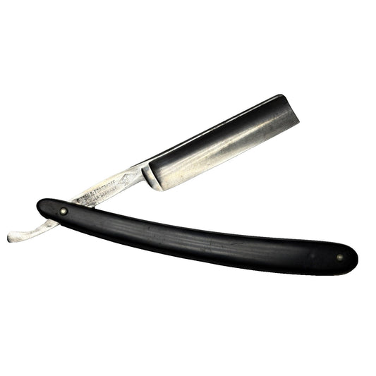 Vintage Timor Razor 161 Giesen Forsthoff Germany Solingen Hollow Black As Is