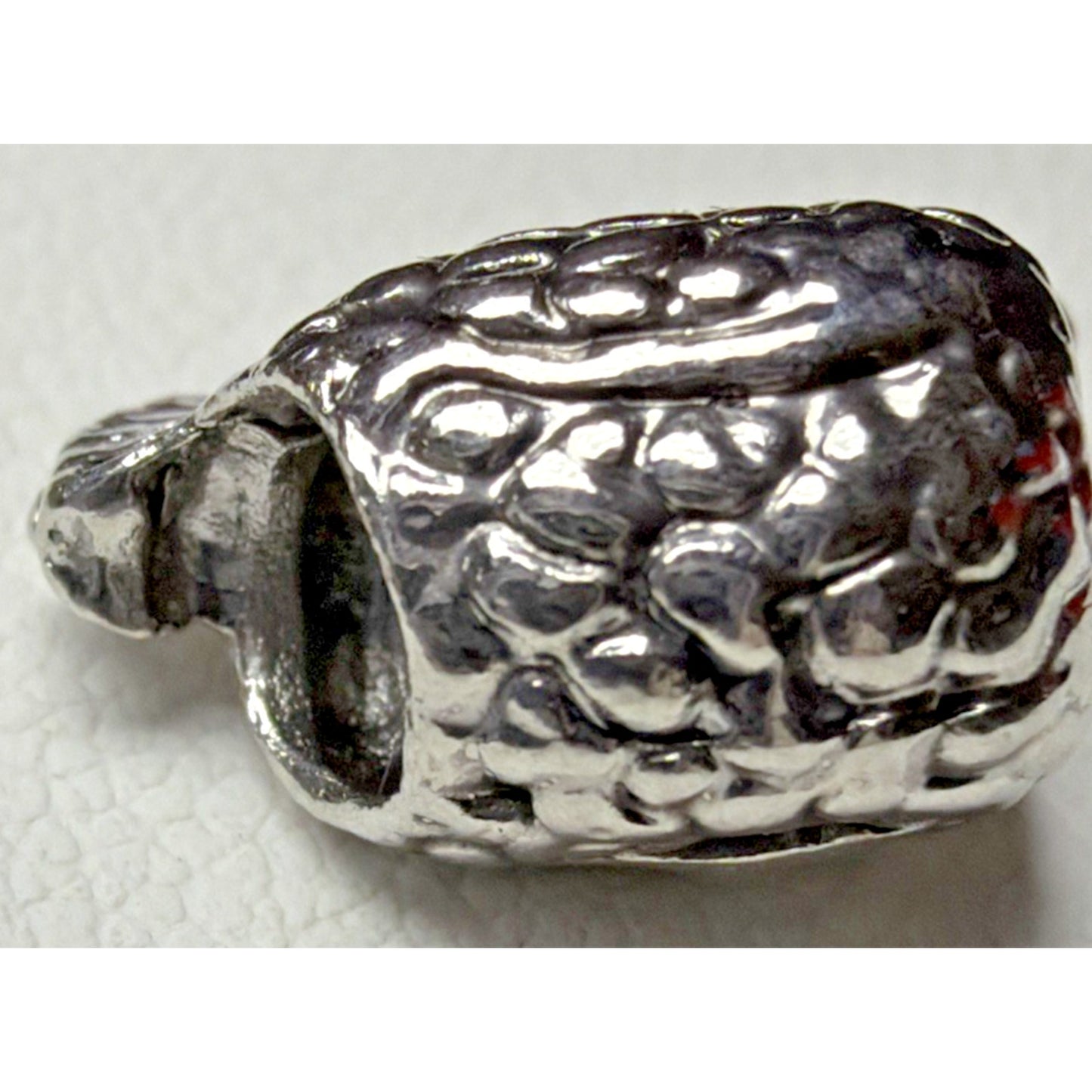 Vintage Sterling Silver Rooster Hen Chicken Bead Charm