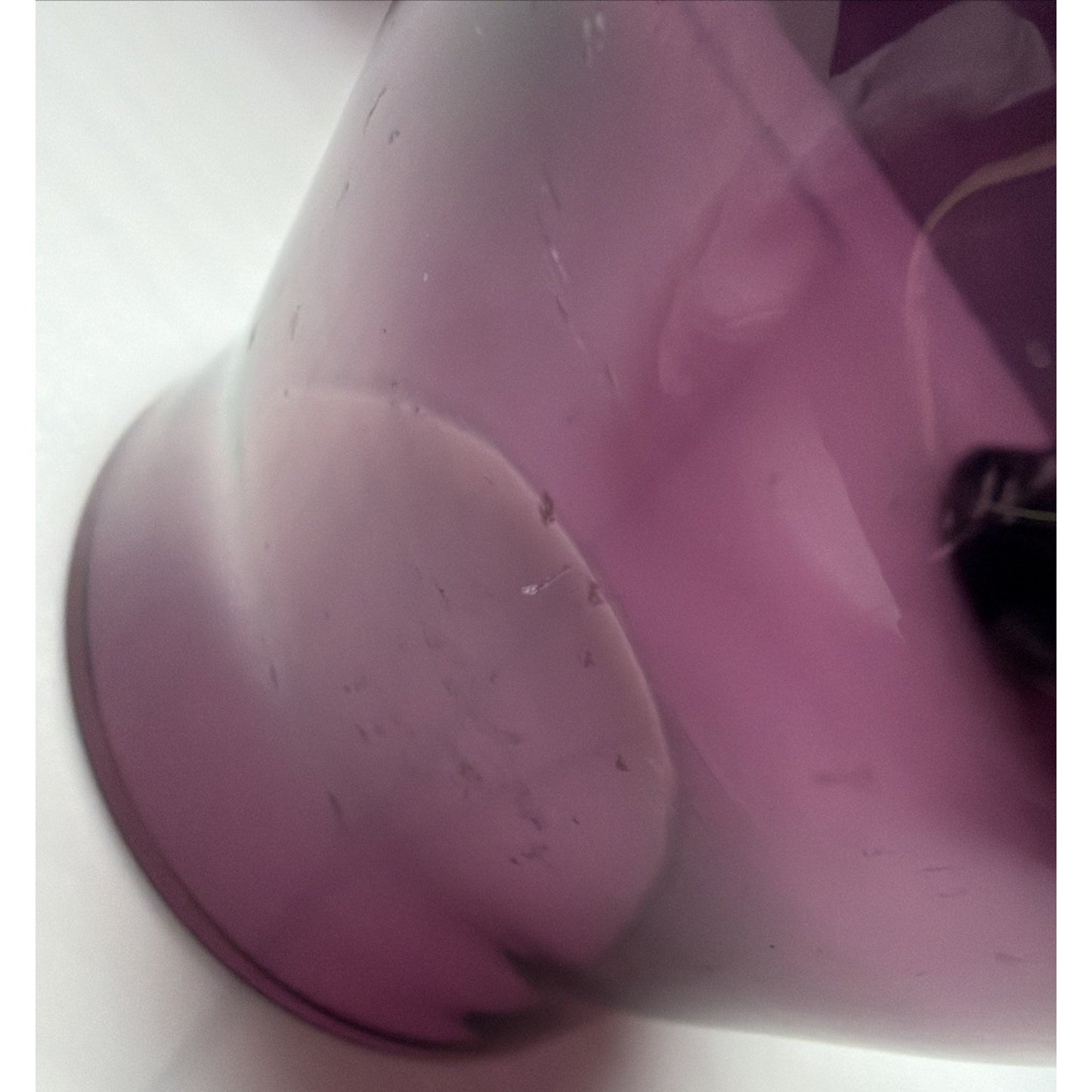 MCM Lot of 4 Eva Zeisel Bryce Bros Silhouette Purple Amethyst Footed Tumblers