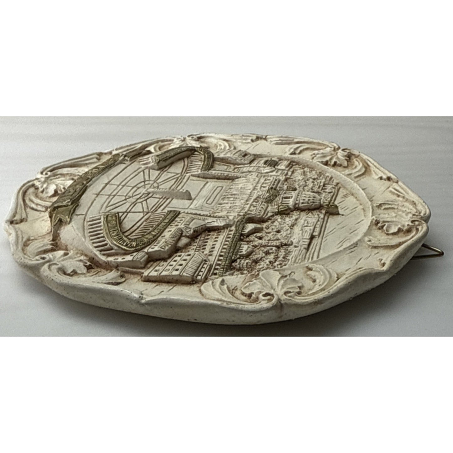 Vintage Basilica di San Pietro in Vaticano Roma Italy Wall Plaque Hanging As Is