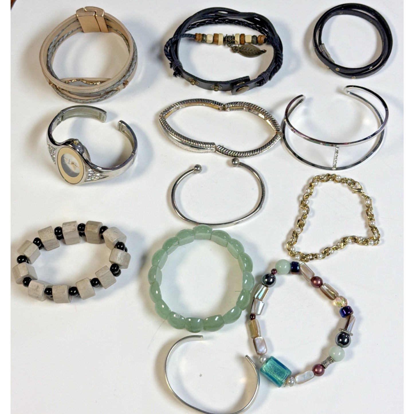 Vtg Modern Jewelry Lot Craft Art Damage Art Wearable Costume Monet As-Is 2#