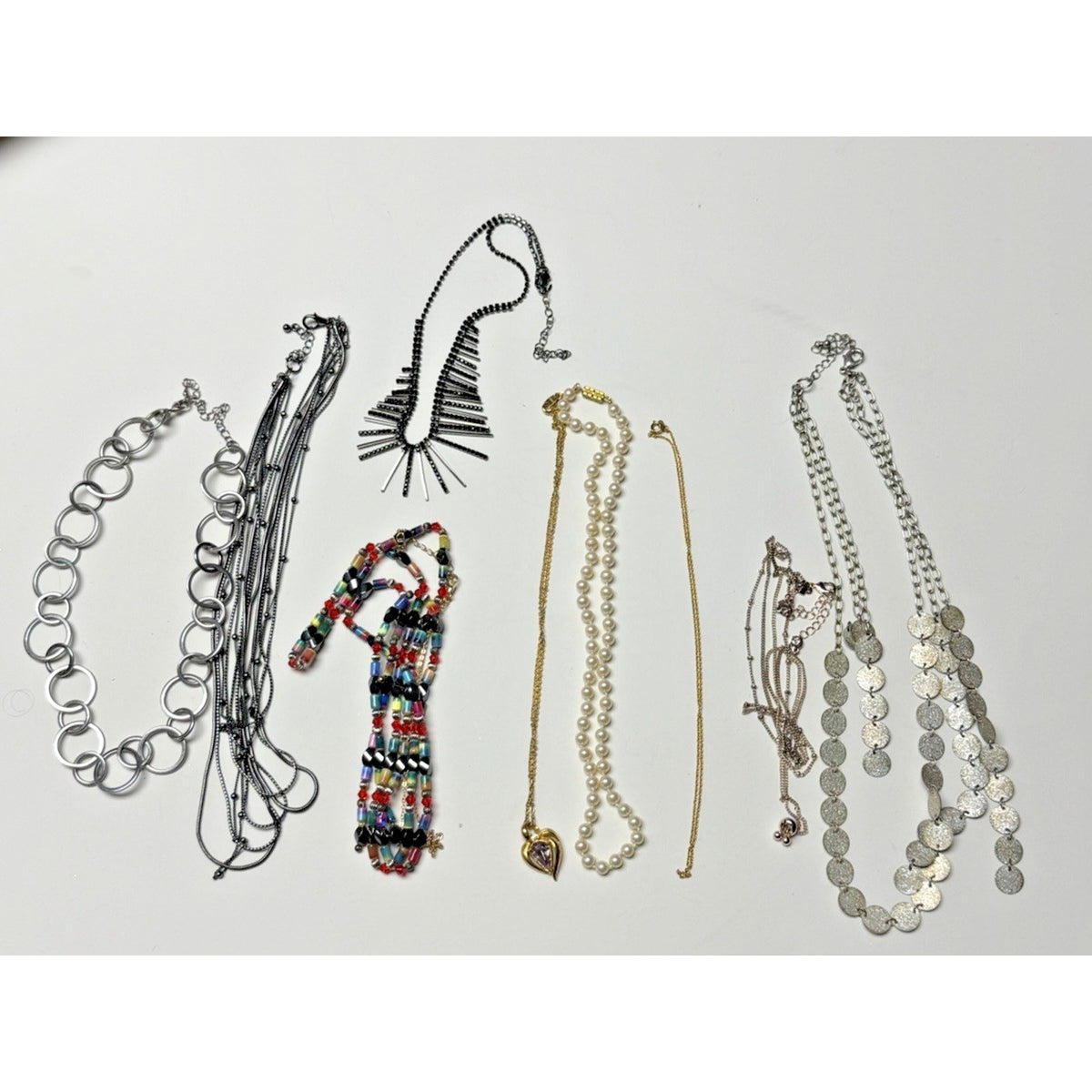 Vintage Lot Modern Jewelry Craft Costume Gemstone Wearable Damage As-Is 2#