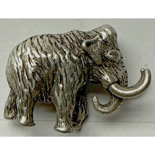 Vintage Silver Miniature Elephant Woolly Mammoth 15.83 grams As-Is Read