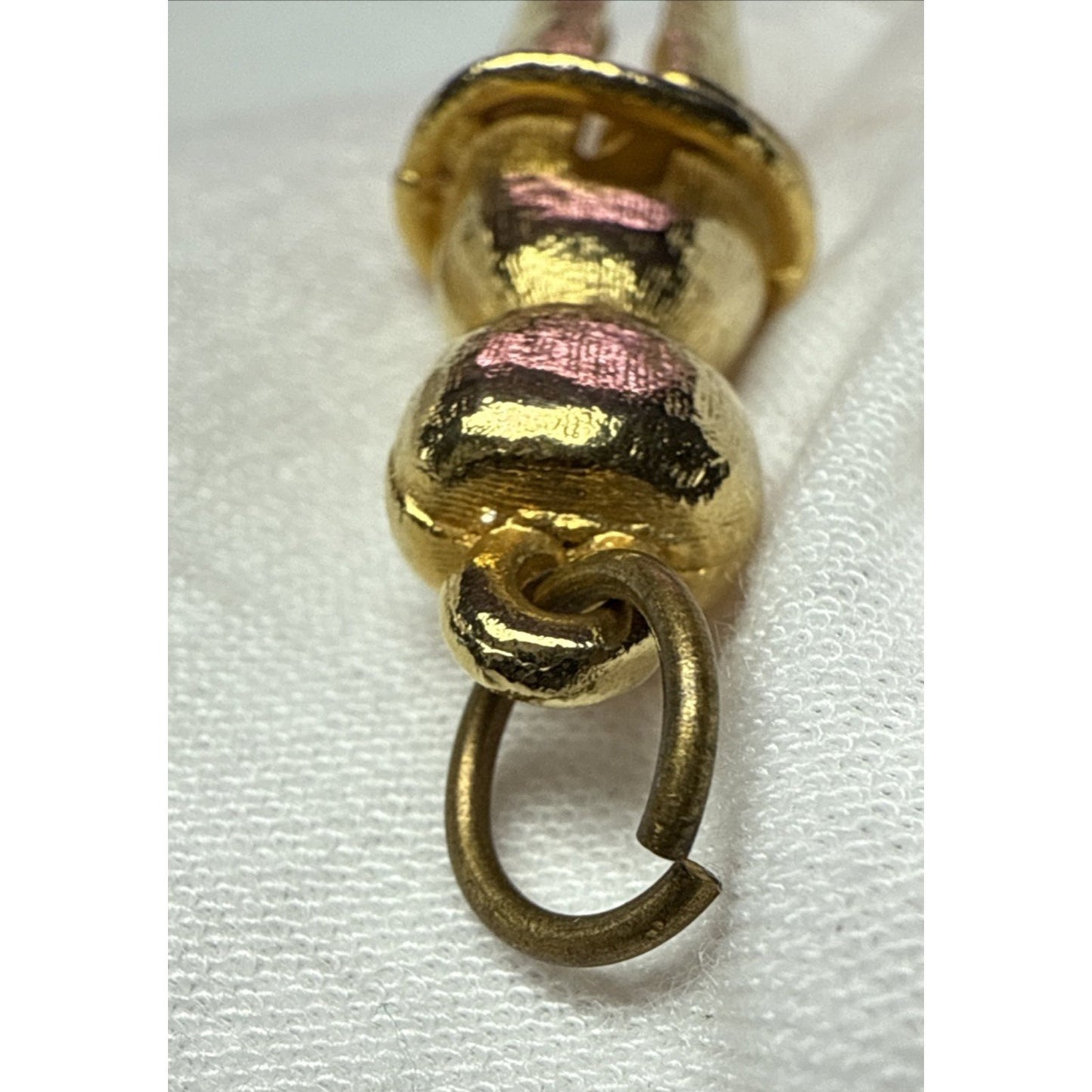 Vintage Gold Tone Clothespin Clothes Pin Peg Charm Pendant Charm