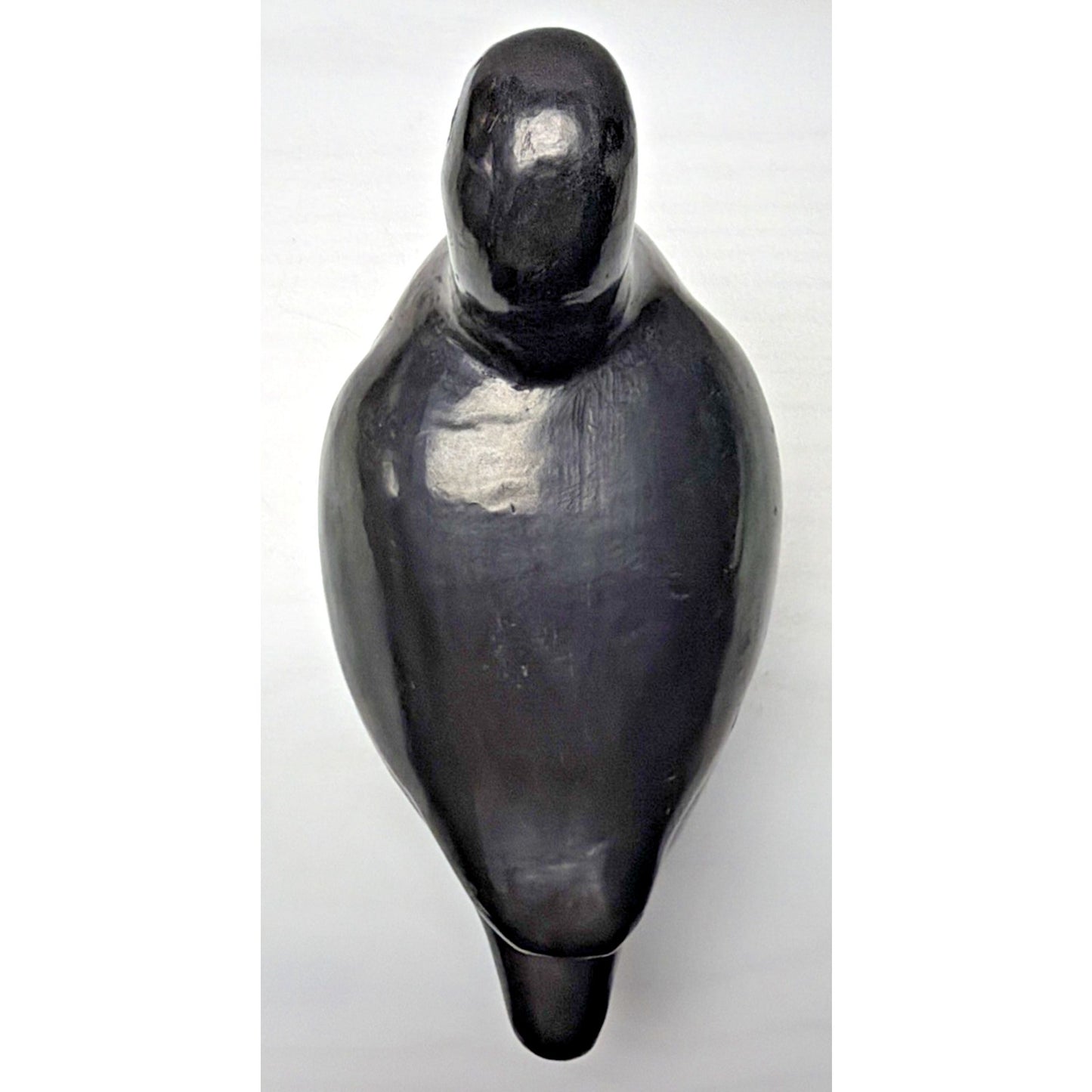 Vintage Oaxaca Barro Negro Mexican Black Clay Pottery Goose Duck Bird Sculpture
