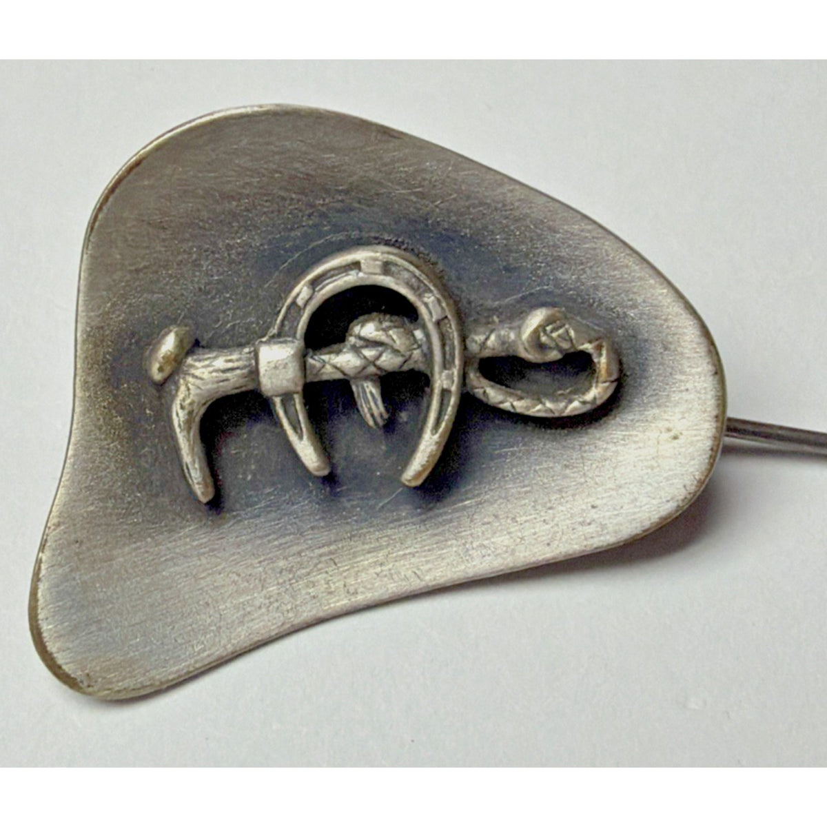 Modernist Healing Hope Horseshoe Snake Recovery Lapel Pin Tie Tack