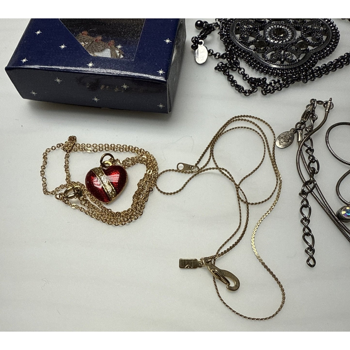 Vintage Modern Junk Jewelry Lot Craft Art Damage Craft Art Wearable As-Is 2#