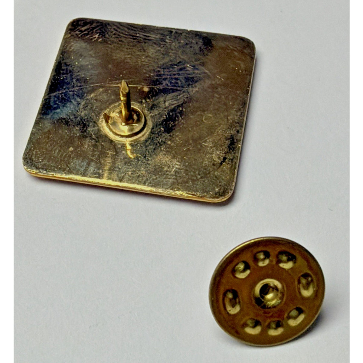 Vintage Maryland Soaring Greater Height Square Enamel Butterfly Pin Tie Tack
