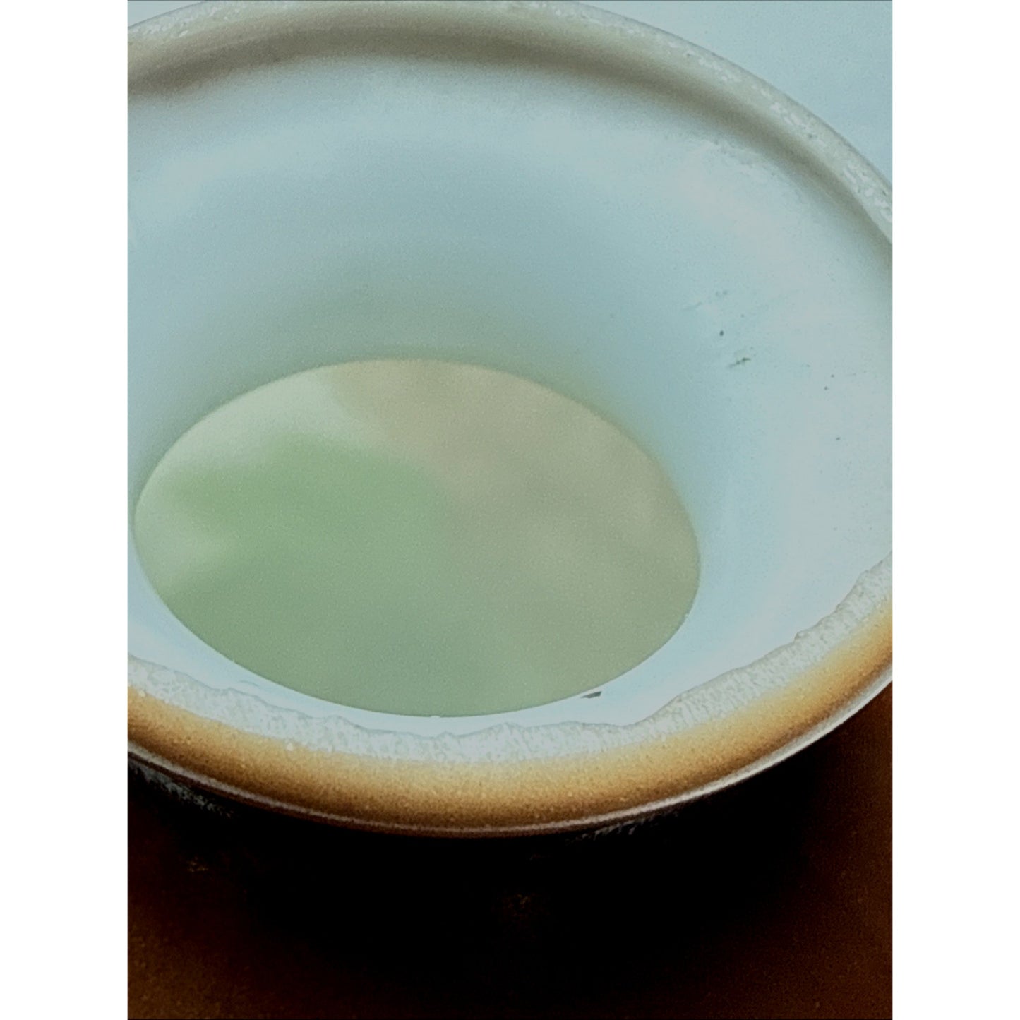 EAPG Victorian Fostoria Opaque Milk Glass Hand Paint Green Rose Bulb Vase As-Is