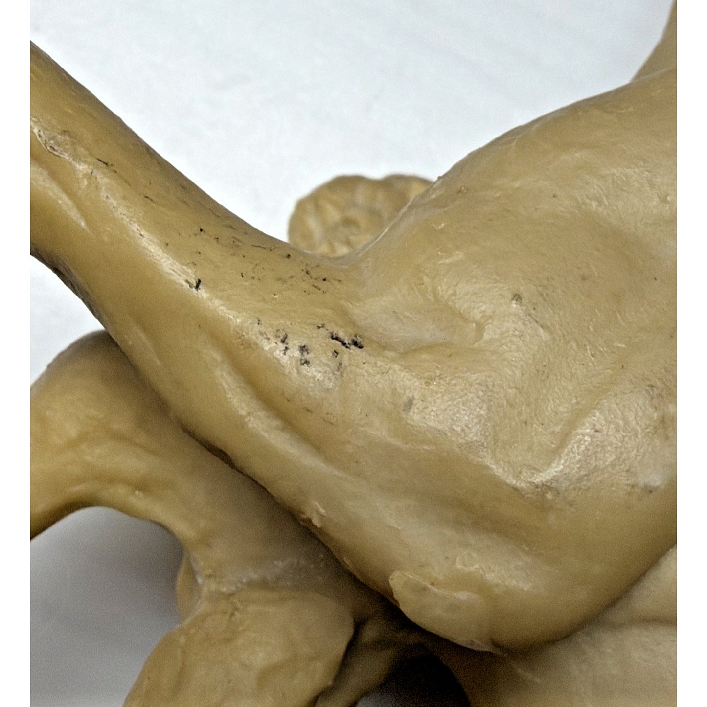 Vtg Italian Horse Sculpture Cowgirl Woman Domatrice Alabaster Composite Carving