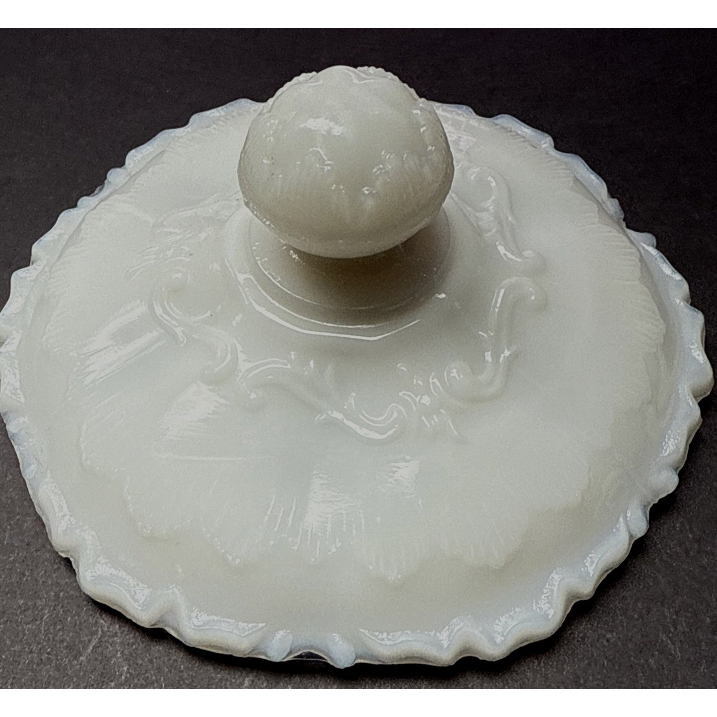 EAPG Dithridge Glass Versailles Table Set Covered Sugar Bowl As-Is