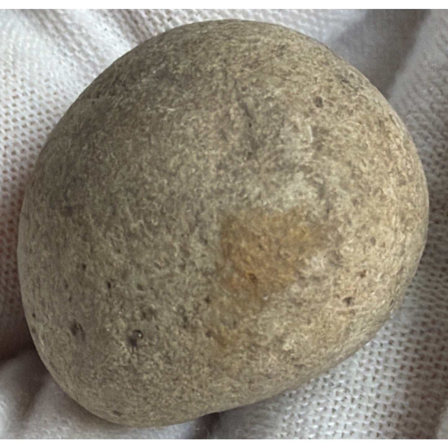 Old Lot of 2 Native American Mano Grinding Tools Stone Round Marbles IA