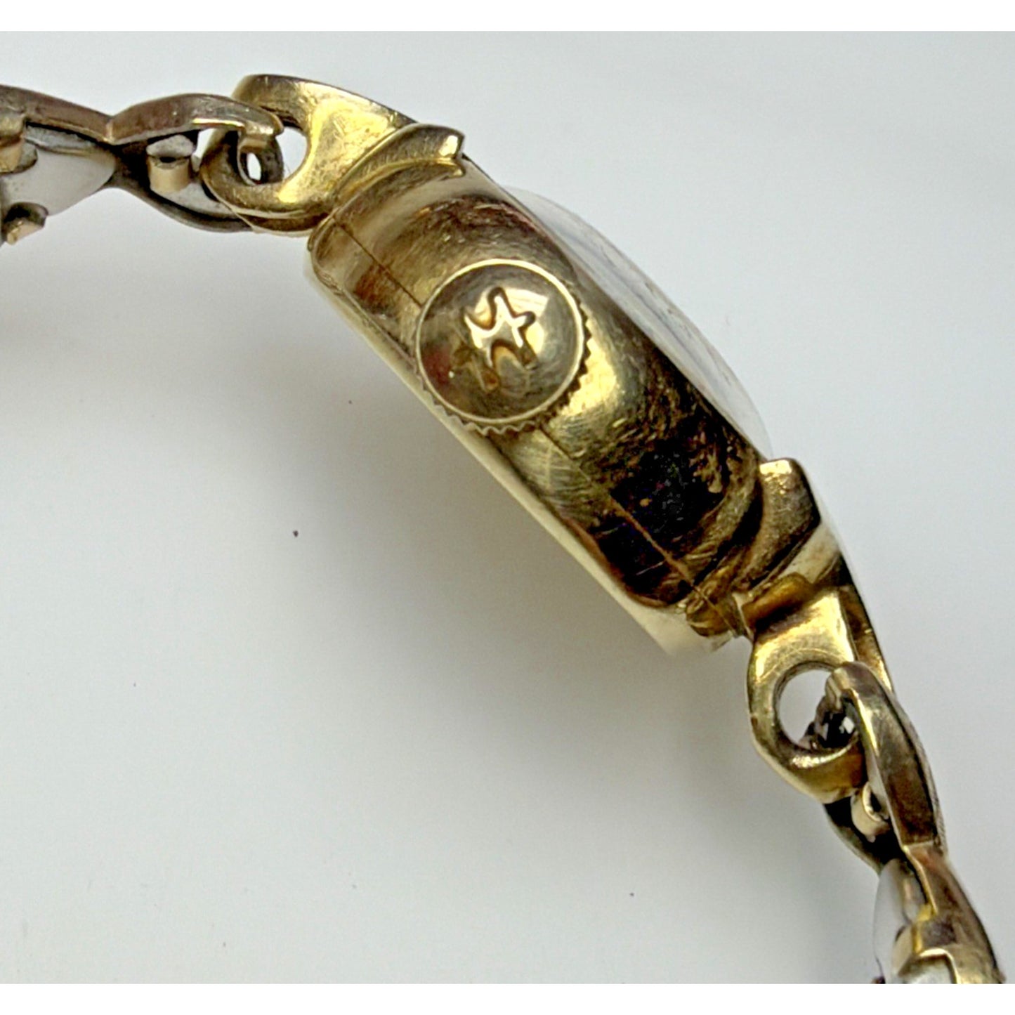 Vtg Hamilton 17 Jewel 14k Yellow Gold Wrist Watch Stretch Band Speidel USA Works