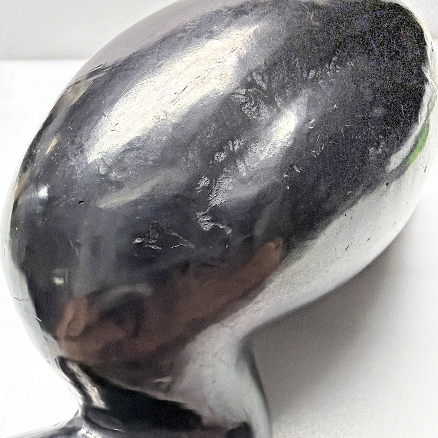 Vintage Oaxaca Barro Negro Mexican Black Clay Pottery Goose Duck Bird Sculpture