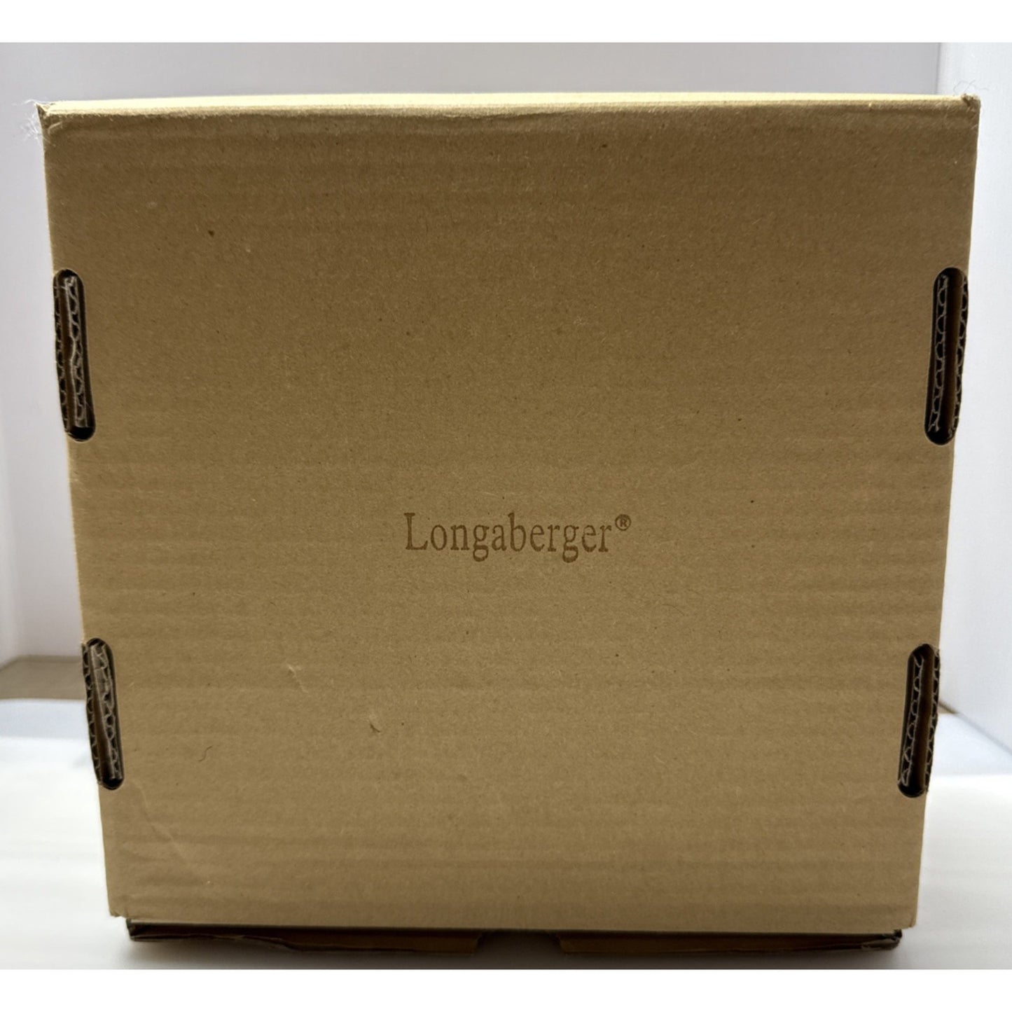 Longaberger Pottery 4 Pc Set All The Trimmings Holiday Plates 31808 Box New Open