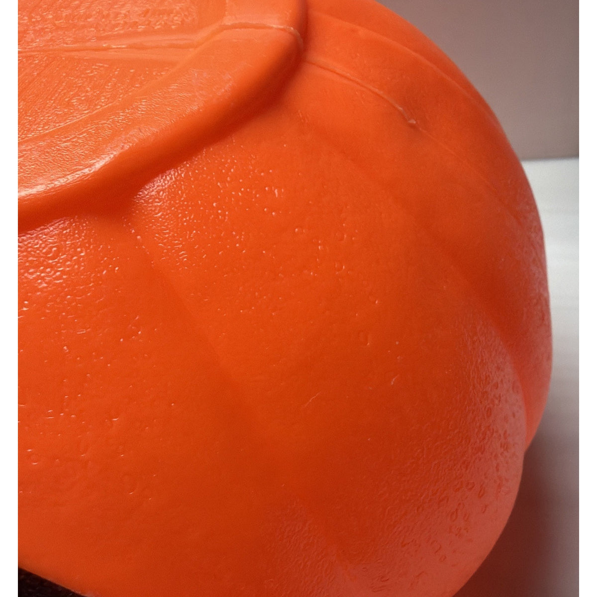 Vtg Union Products Halloween Blow Mold Pumpkin Jack O Lantern Candy Bucket Pail