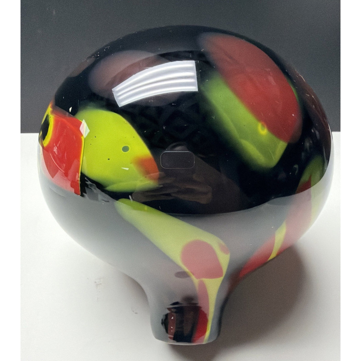 Vintage Murano Glassware Art Glass Sommerso Abstract Squat Gourd Vase