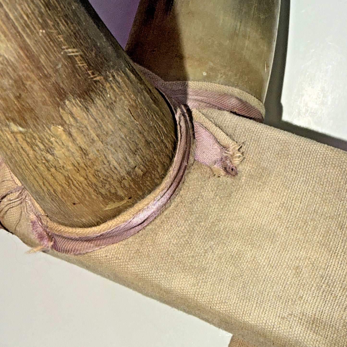Western Primitive Style Bullhorn Hat Coat Rack Large Wall Hanging As Is