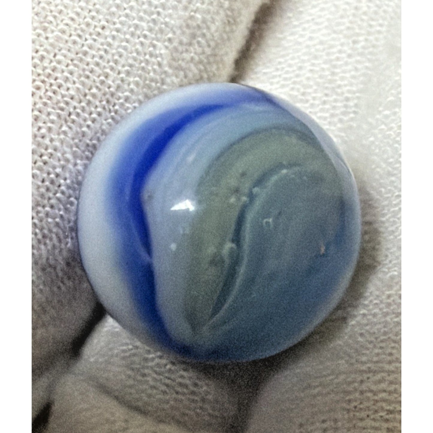 Old Lot of 6 Agate Christensen Peltier Vitro Art Glass Swirl Marbles As Is