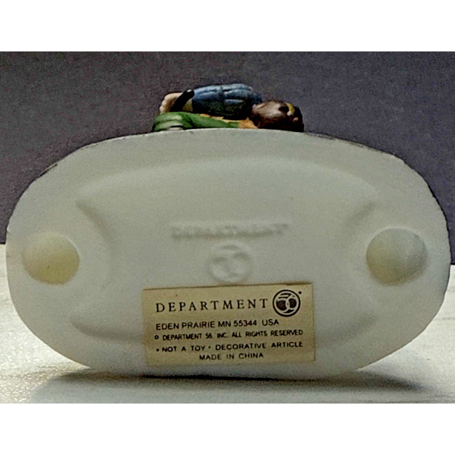 Vintage Dept 56 New England Village Series Pennyfarthing Pedaling No Box