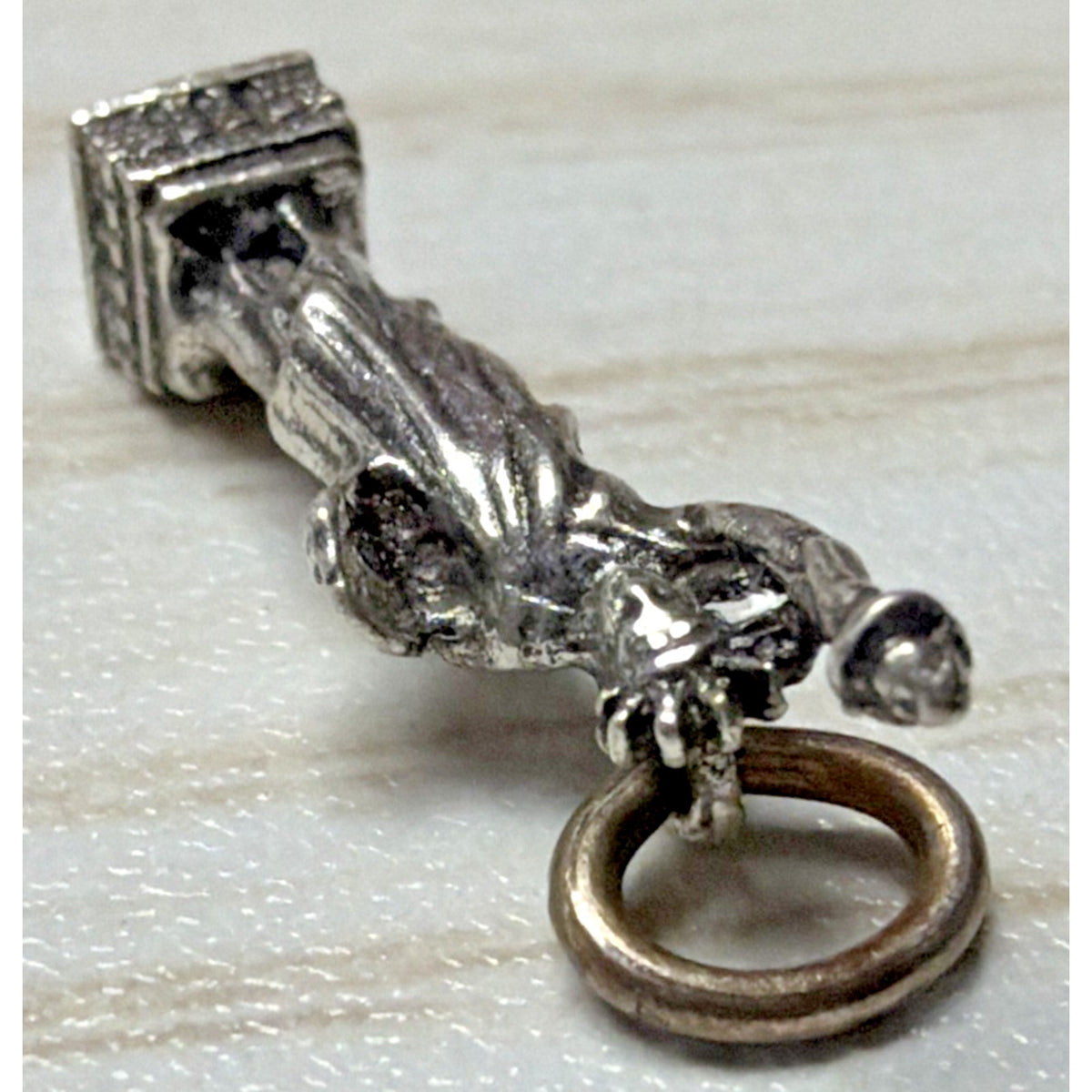 Vintage 925 Sterling Silver Statue of Liberty Charm Pendant NYC Souvenir