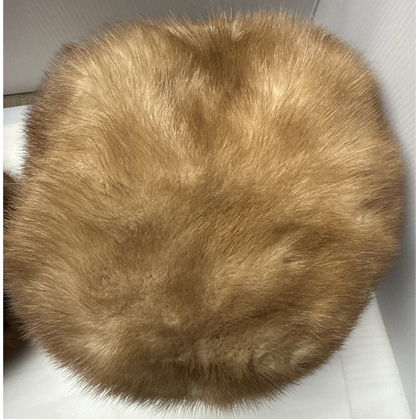 Lot of 2 Fur Hats Precious Furs Marche Brentshire Brown Pillbox As-Is