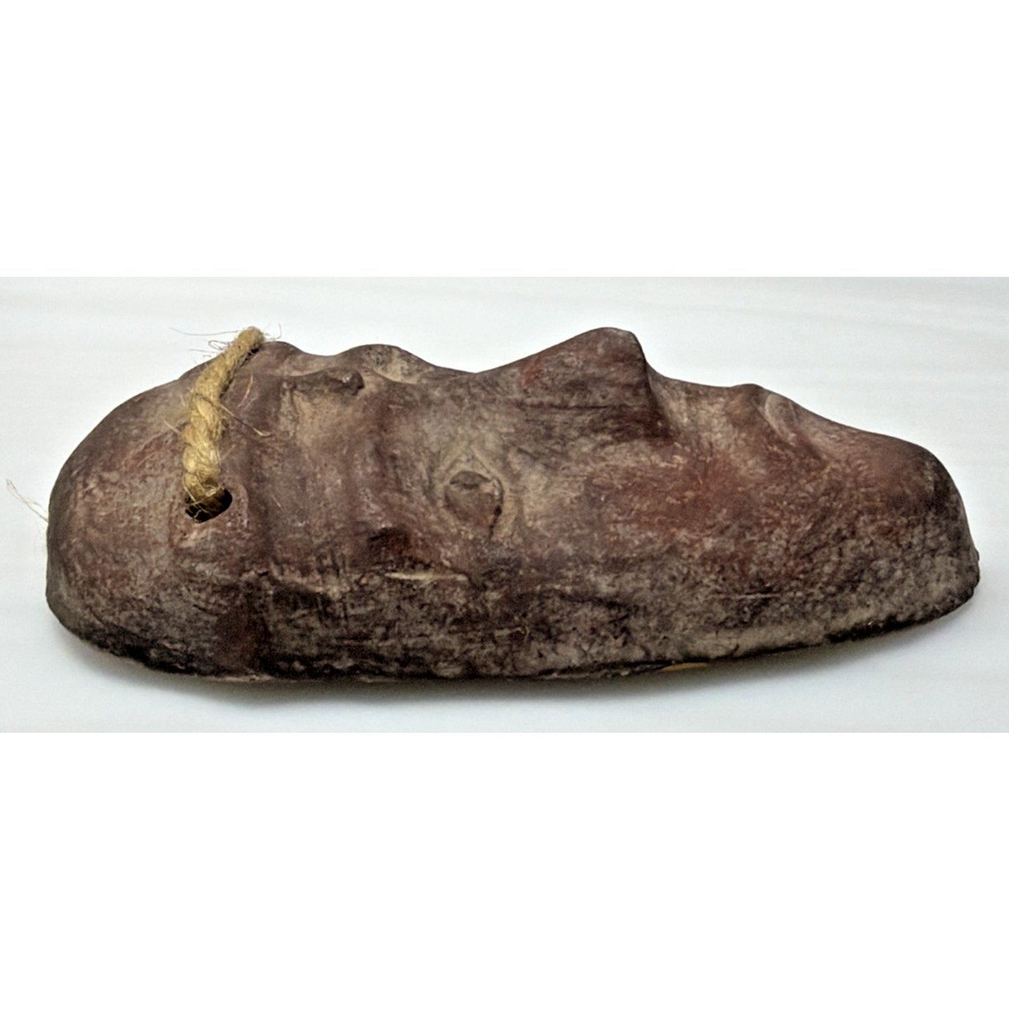 Vintage Columbian Mexican Clay Pottery Face Mask Wall Hanging
