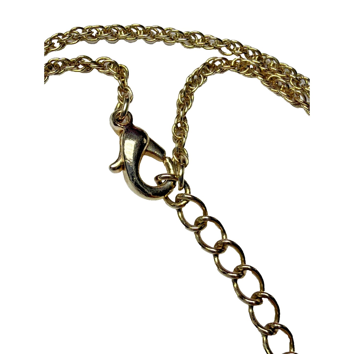 Joseph Cleary JC Asian Good Luck Pendant Multistone Donut Plated Necklace Read