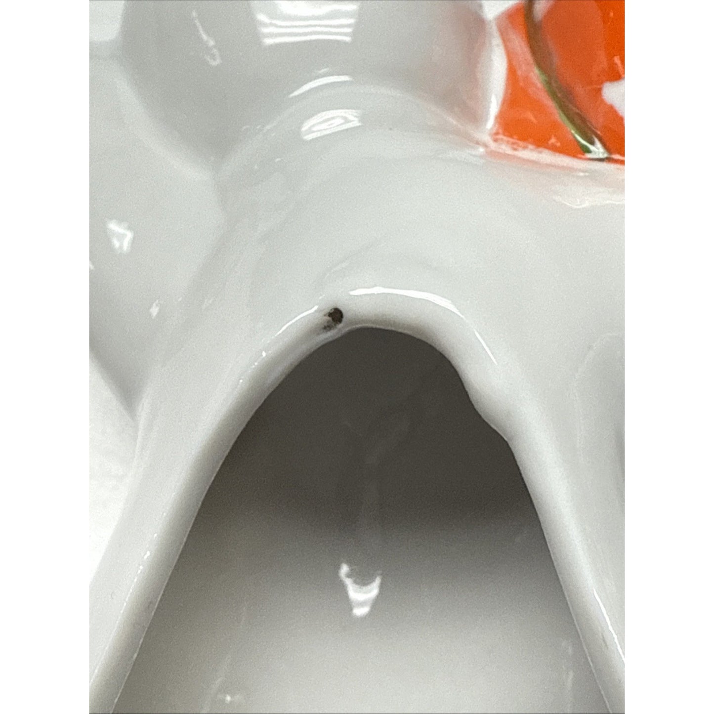 Vtg Midwest Cannon Falls Halloween Ceramic Ghost Pumpkin Candle Holder Luminary