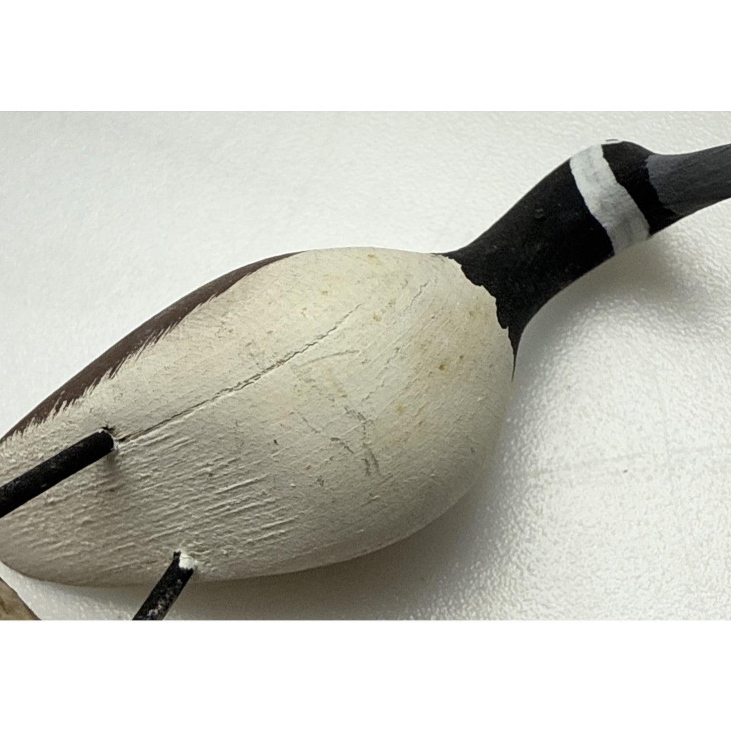 Vintage Hand Carved Wooden Canada Goose Driftwood Signed Ray Proulx Quebec