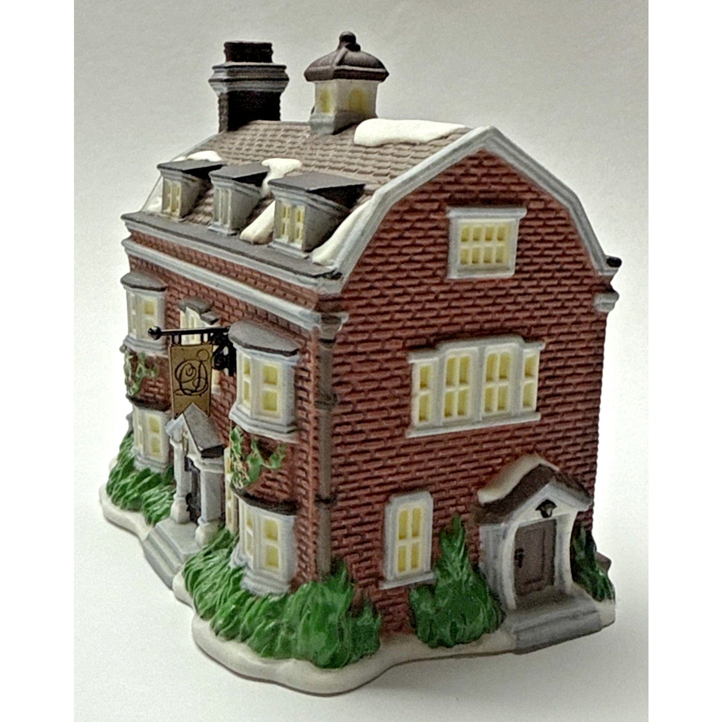 Vtg Department 56 Dickens Heritage Gads Hill Place Ornament Collectors Edition
