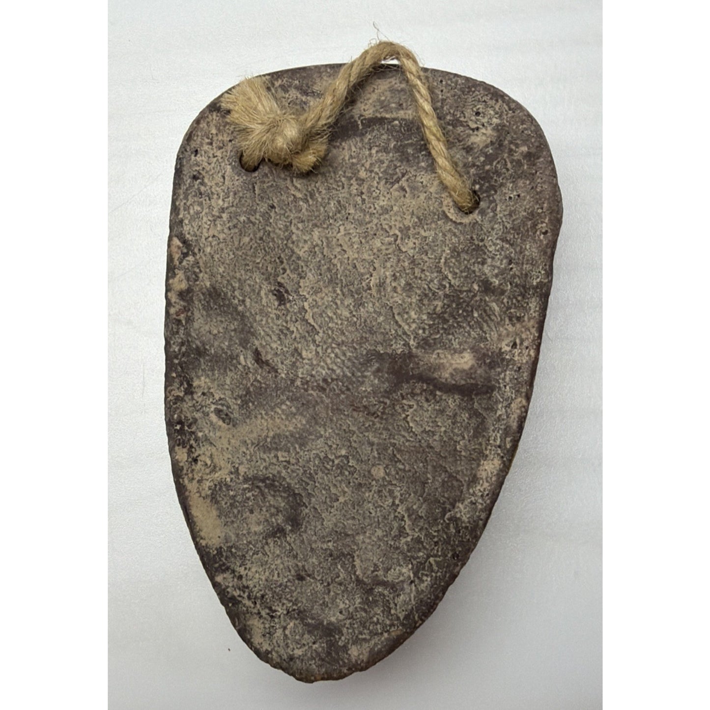 Vintage Columbian Mexican Clay Pottery Face Mask Wall Hanging