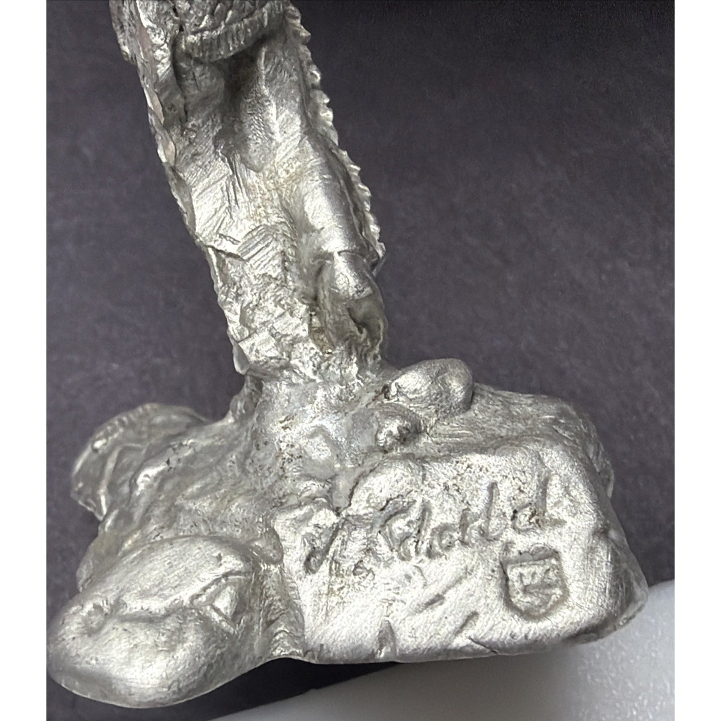 A Silierbok MWFP Masterworks Eagles Flight Gift Native American Pewter Figurine