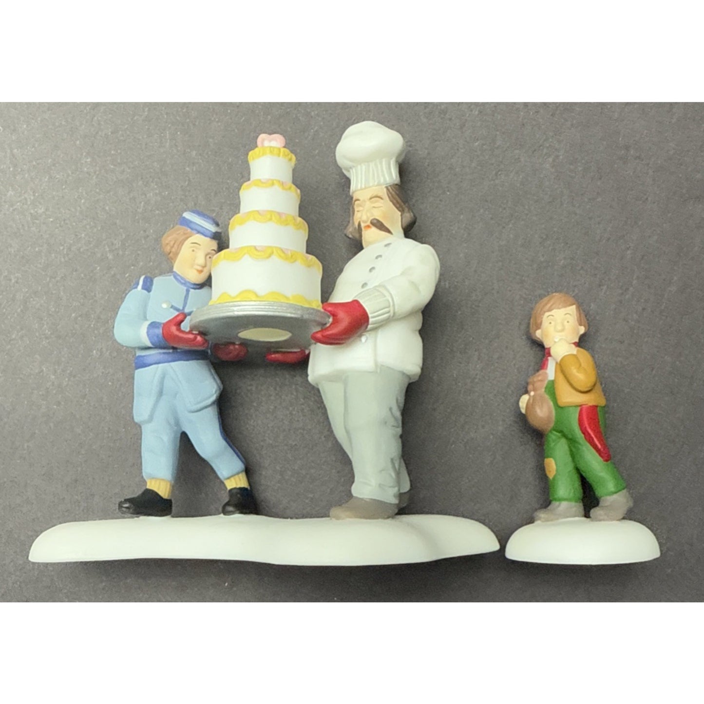 Vintage Set of 2 Dept 56 Christmas In The City Series Excellent Taste No Box
