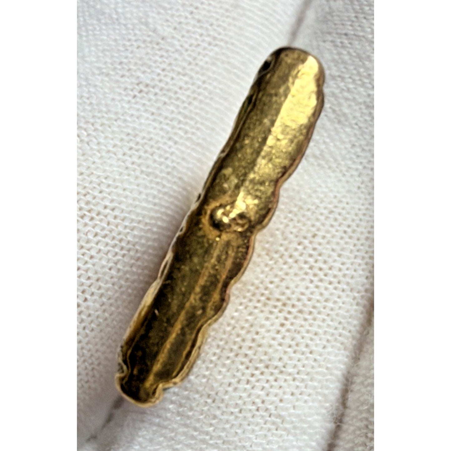 Vintage Catholic Pocket Shrine Our Lady of Fatima Blessed Gold Tone Metal