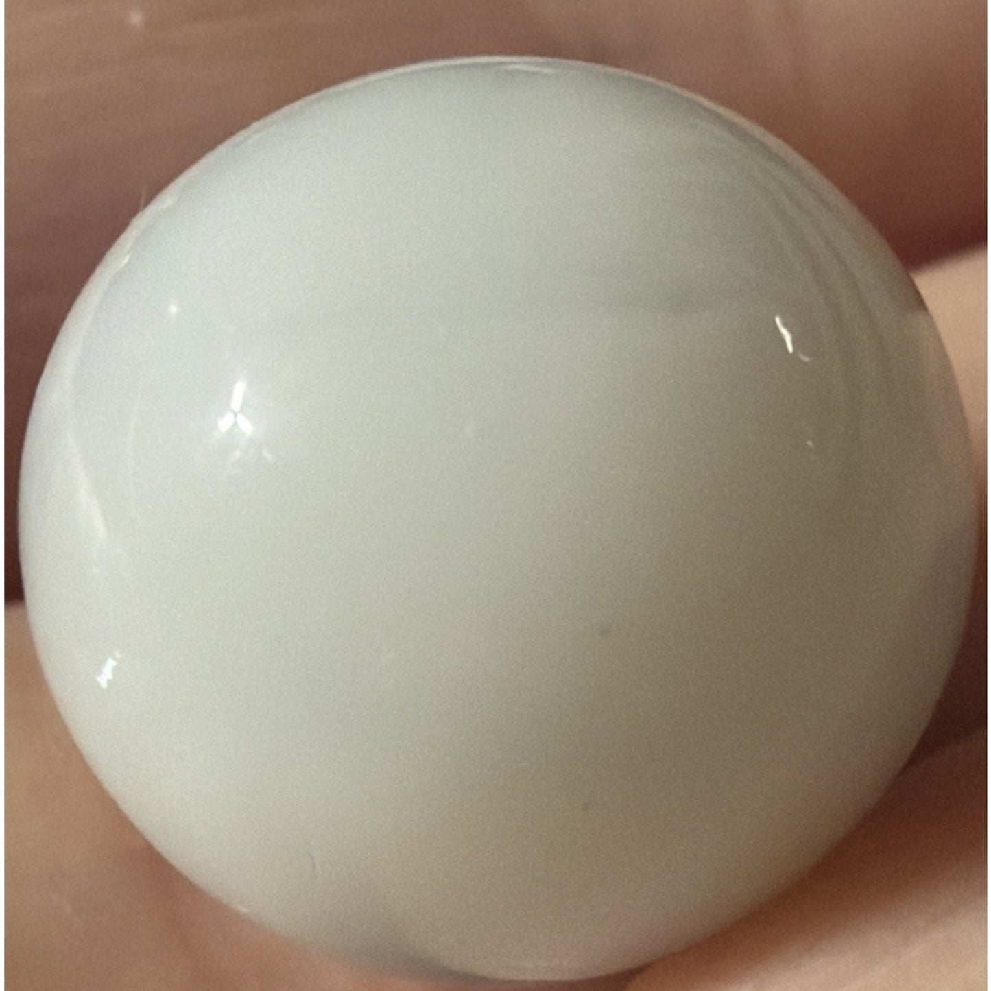 Old Christensen White Agate Marble As Is Read
