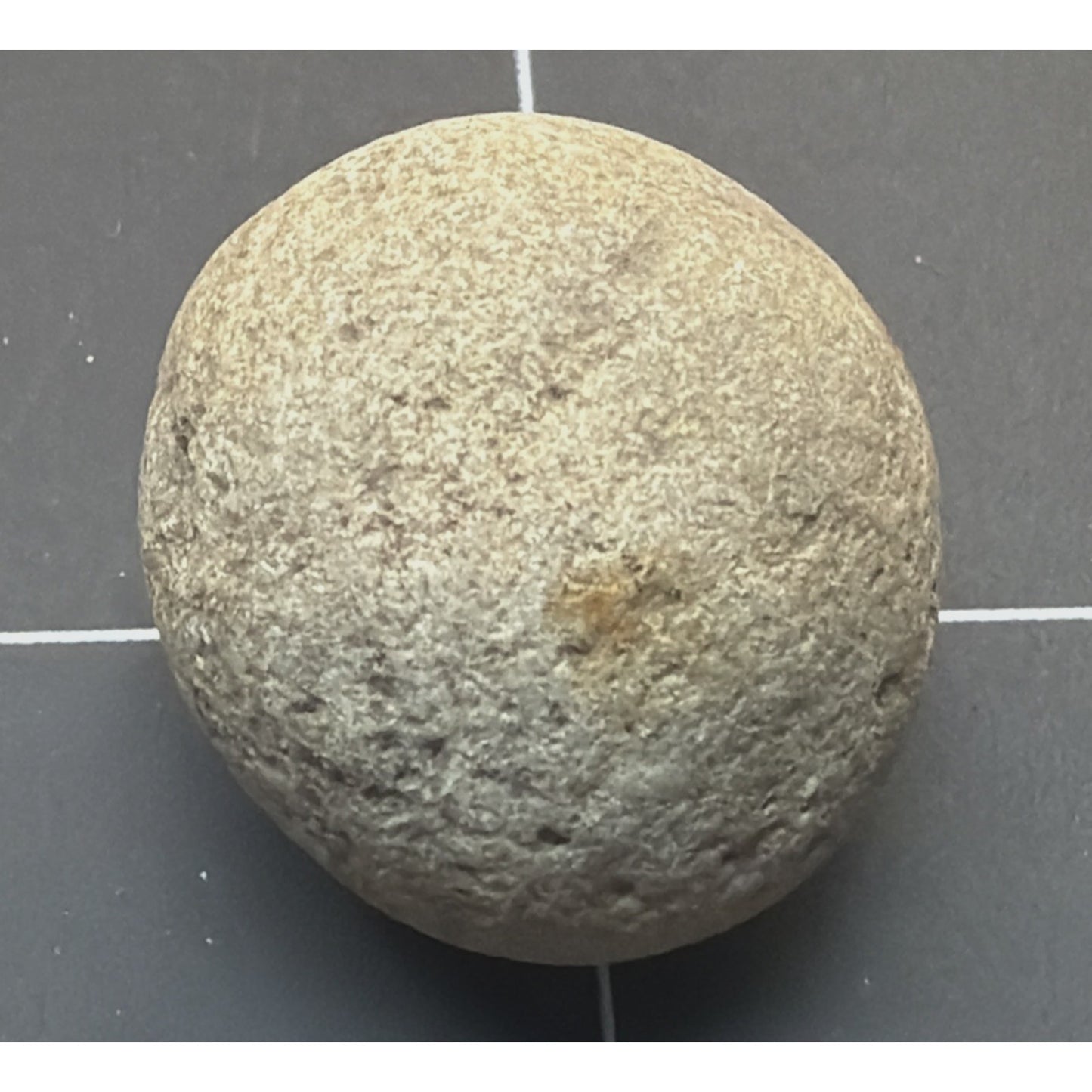 Old Lot of 2 Native American Mano Grinding Tools Stone Round Marbles IA